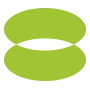 Green rounded square icon with subtle shadow effect, flat minimalist graphic design.