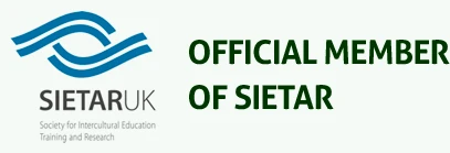 SIETAR UK logo with “Official Member of SIETAR” text, representing membership of the Society for Intercultural Education, Training and Research.